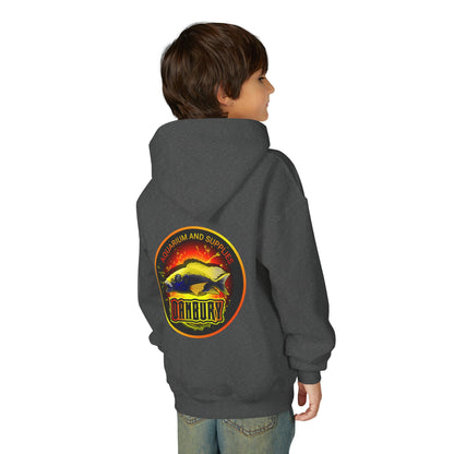 Youth Hoodie — Colorful Aquarium Fish Graphic Pullover