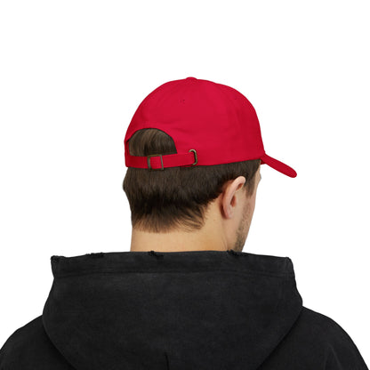 Danbury Aquarium Dad Cap — Embroidered White Baseball Hat