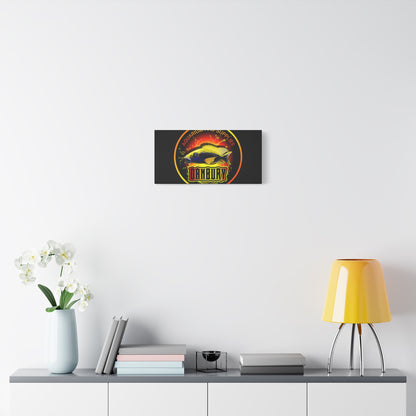 Danbury Aquarium Supplies Fish Logo Matte Canvas Print