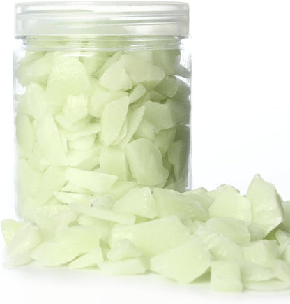 Vibrant Glow in the Dark Decorative Sand for Fish Tanks & Gardens - Yellow Green (8-15mm)