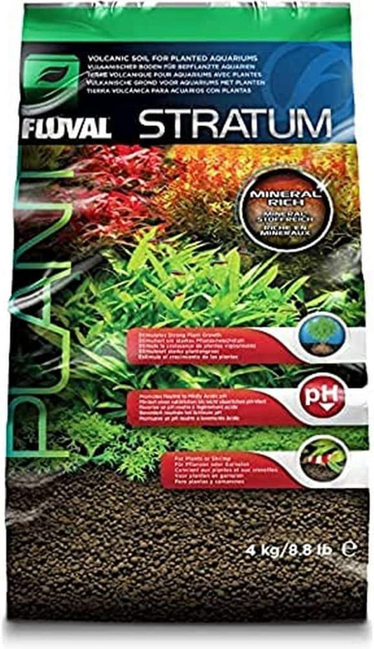 Premium Plant and Shrimp Stratum for Freshwater Aquariums - 8.8 lbs of Ideal Substrate for Thriving Plant Growth and Balanced pH