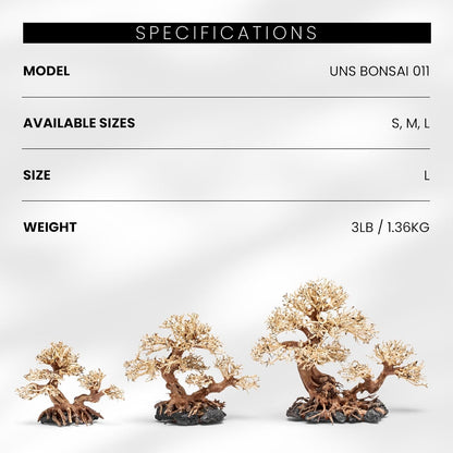 Transform Your Aquarium with the Exquisite UNS Bonsai Handcrafted Driftwood - Perfect for Aquascaping and Natural Decor