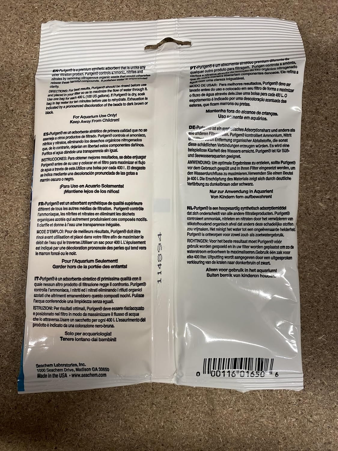 Indoor Purigen Organic Filtration Resin - Fresh and Saltwater 100 Ml