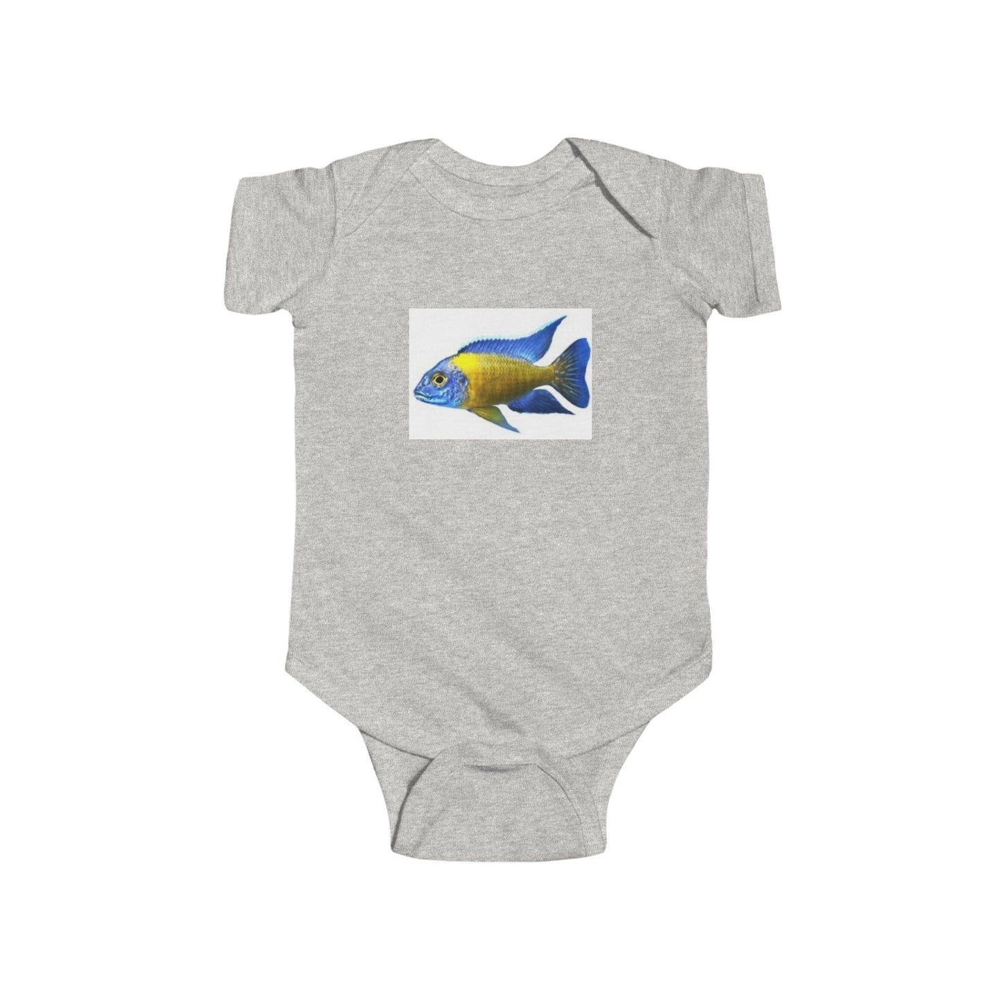 Infant Bodysuit with Colorful Tropical Fish Print — Cute Baby Ocean Onesie
