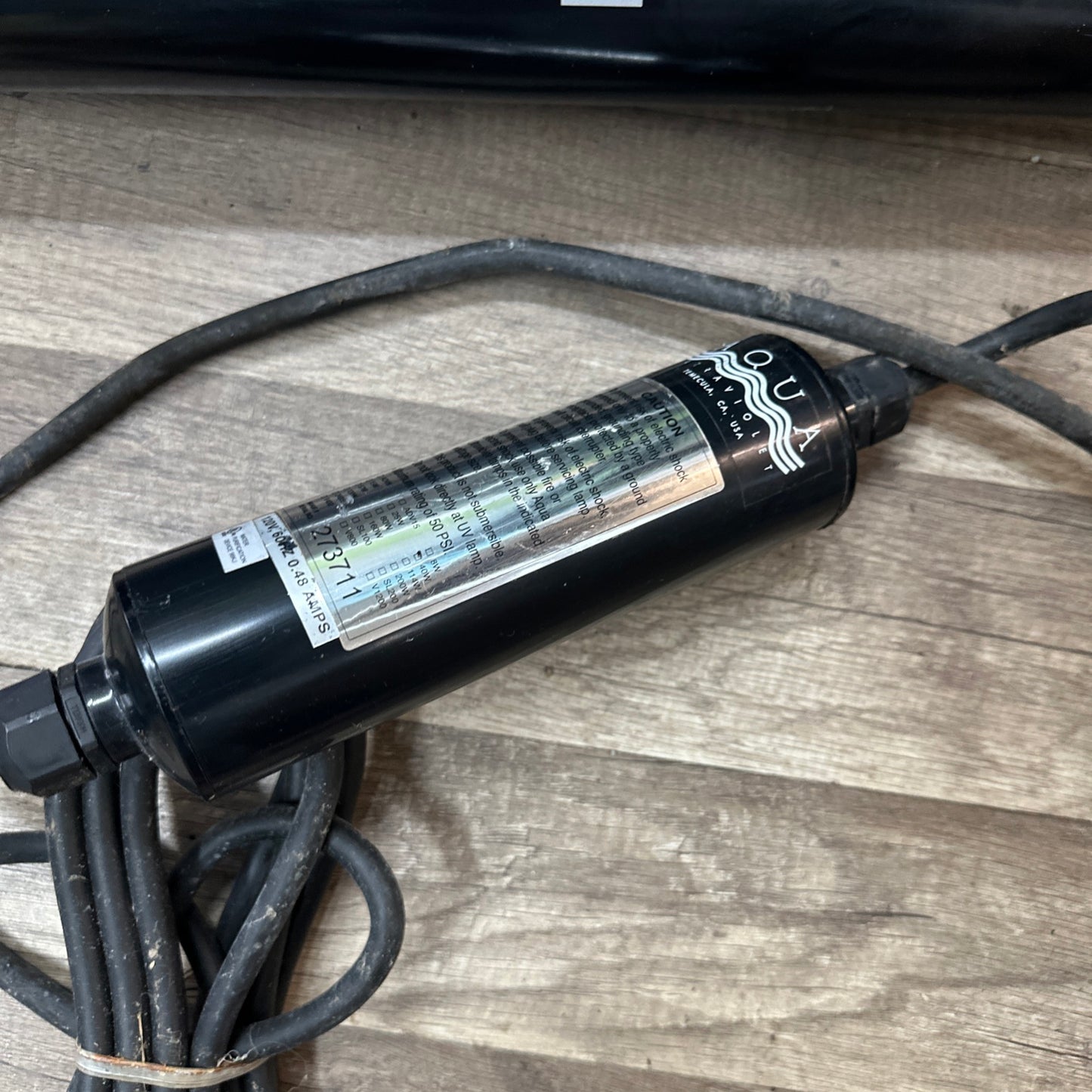 Aqua Ultraviolet UV Twist 40 Watt, 2" Black, A00347 (USED TESTED)