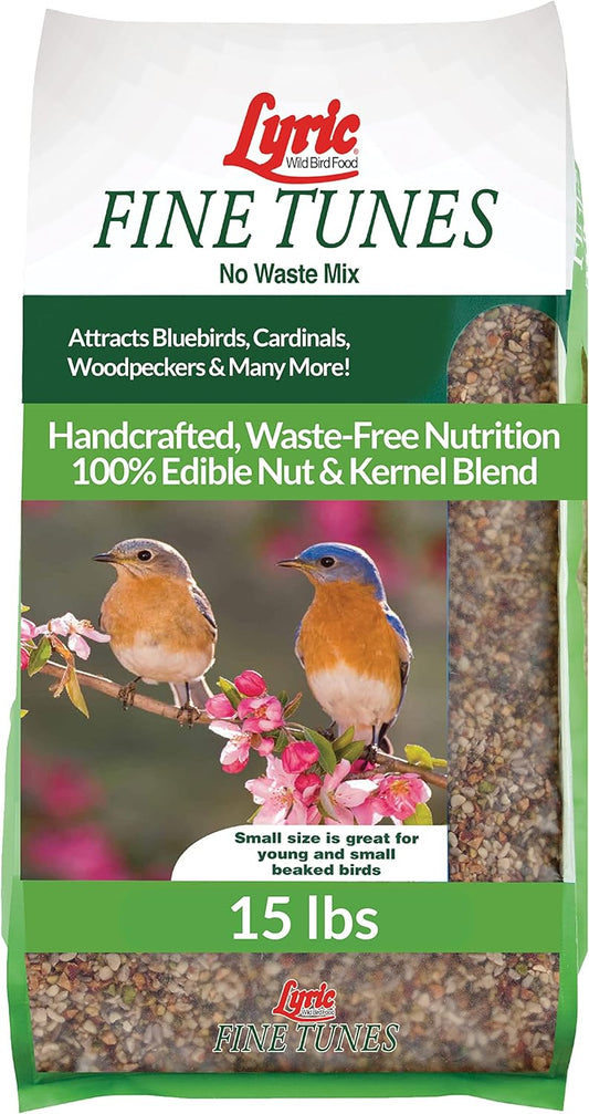 Fine Tunes No Waste Bird Seed Mix-15 Lb