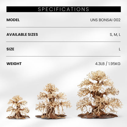 Transform Your Aquarium with the Stunning Bonsai Driftwood - Handcrafted Natural Hardscape for Aquascaping and Aquatic Plants - Large Size 15.5x7.5x16 IN
