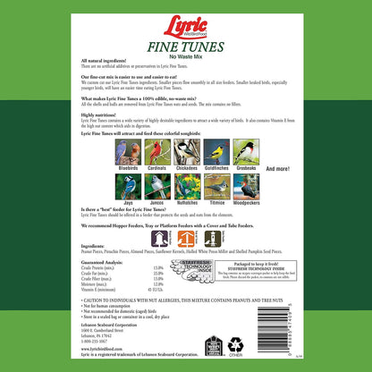 Fine Tunes No Waste Bird Seed Mix-15 Lb