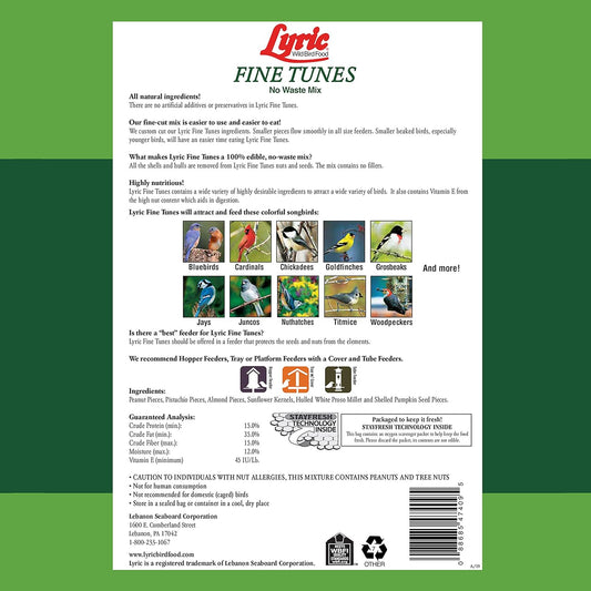 Fine Tunes No Waste Bird Seed Mix-15 Lb