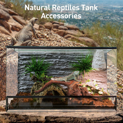 Natural Extral Large Driftwood for Aquarium Decor, 2-Piece 14''-18'' Driftwood for Decorations on Fish Tank, Reptiles Bearded Dragon Accessories or Air Plants