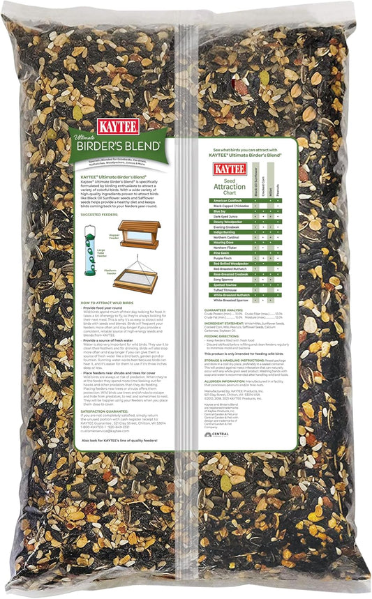 Ultimate Wild Bird Seed Blend - 10 lbs of Premium Food for Grosbeaks, Cardinals, Nuthatches, Woodpeckers & More!