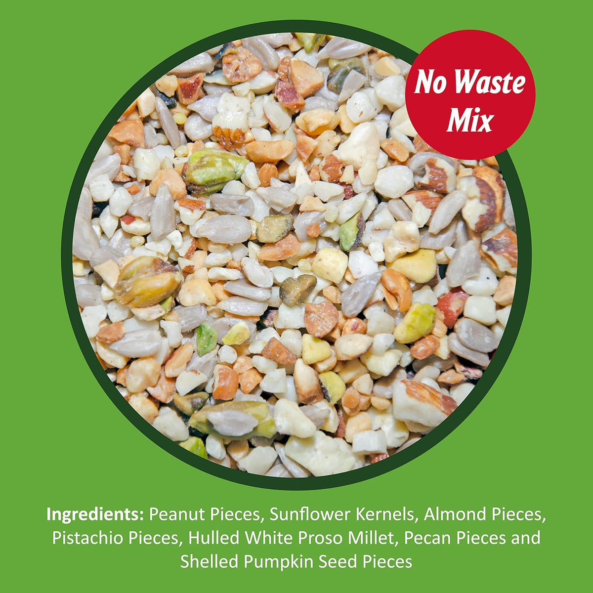 Fine Tunes No Waste Bird Seed Mix-15 Lb