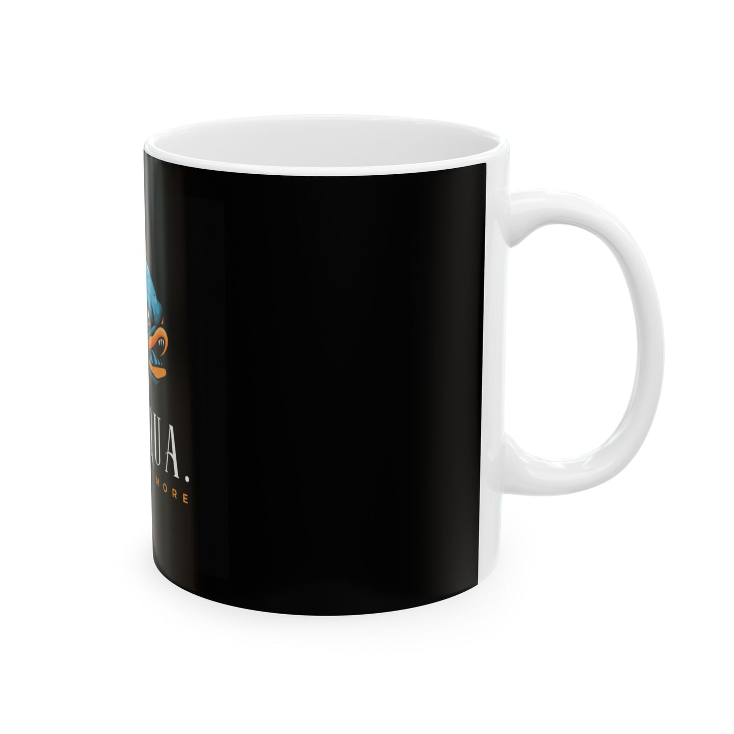 Dan Aqua Fishing Logo Ceramic Mug — Fish Lover Coffee Cup (11oz & 15oz)