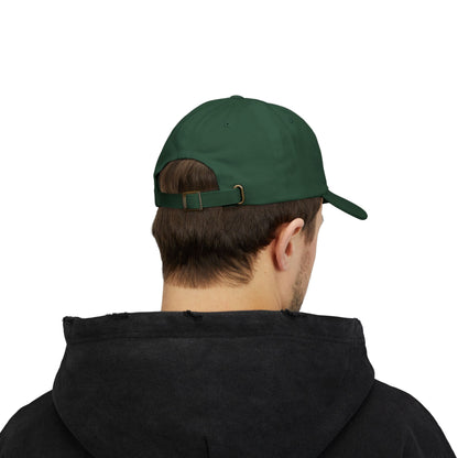 Danbury Aquarium Dad Cap — Embroidered White Baseball Hat