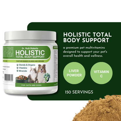 Holistic Total Body Support – Multivitamin & Glandular Support for Dogs and Cats