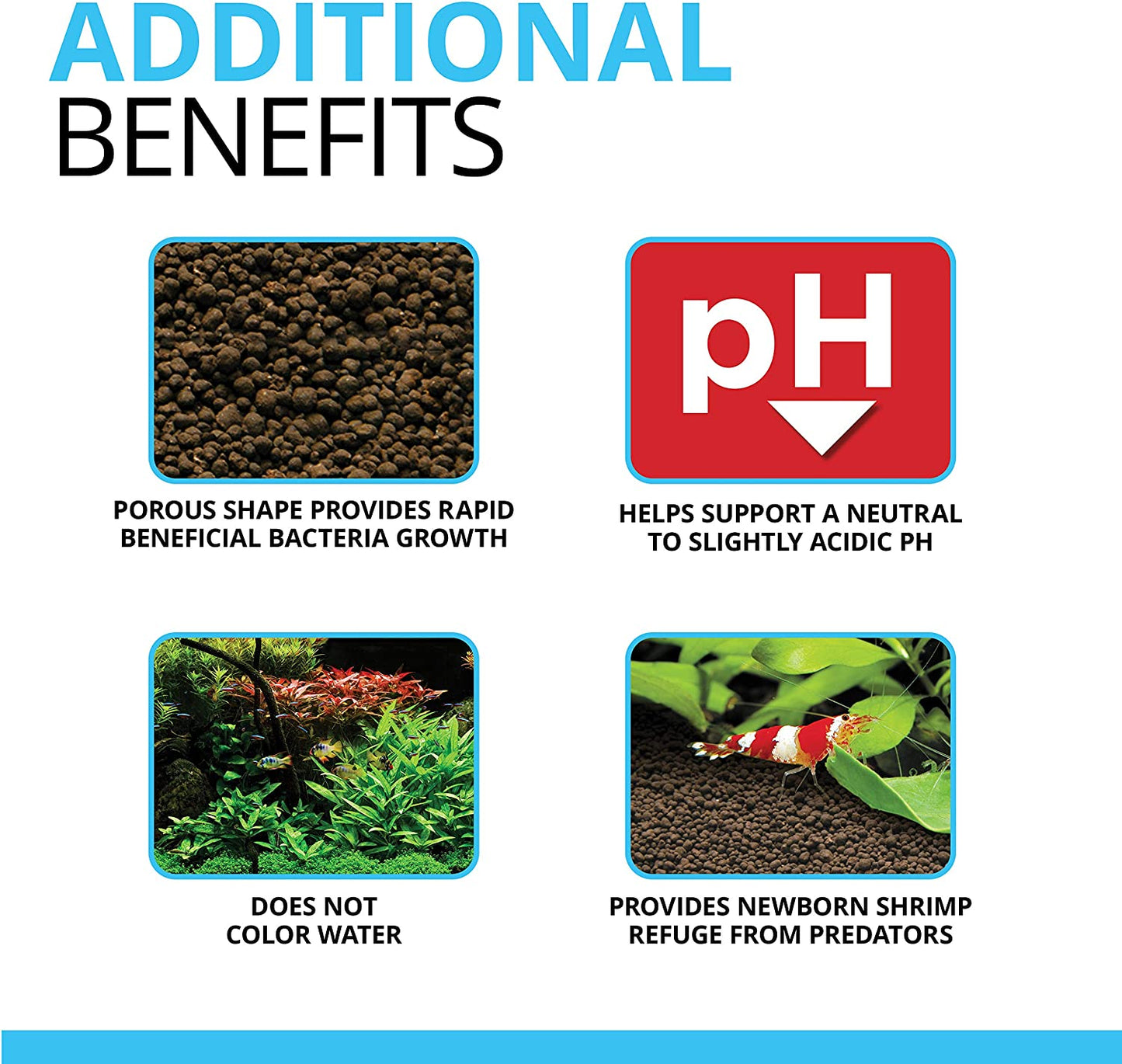 Premium Plant and Shrimp Stratum for Freshwater Aquariums - 8.8 lbs of Ideal Substrate for Thriving Plant Growth and Balanced pH