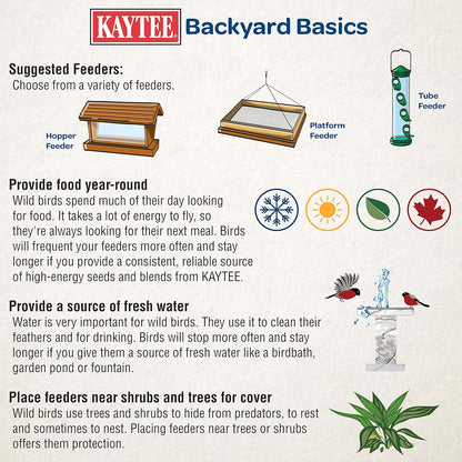 Ultimate Wild Bird Seed Blend - 10 lbs of Premium Food for Grosbeaks, Cardinals, Nuthatches, Woodpeckers & More!