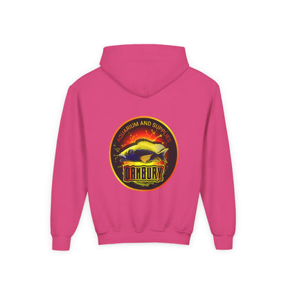 Youth Hoodie — Colorful Aquarium Fish Graphic Pullover