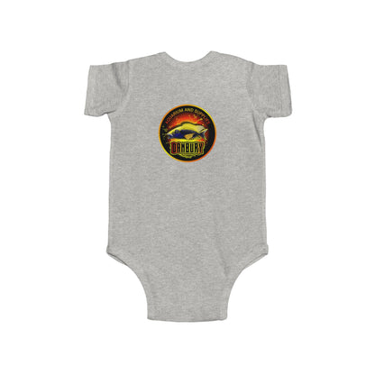 Infant Bodysuit with Colorful Tropical Fish Print — Cute Baby Ocean Onesie