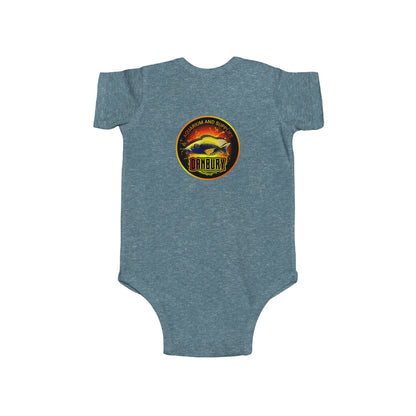 Infant Bodysuit with Colorful Tropical Fish Print — Cute Baby Ocean Onesie