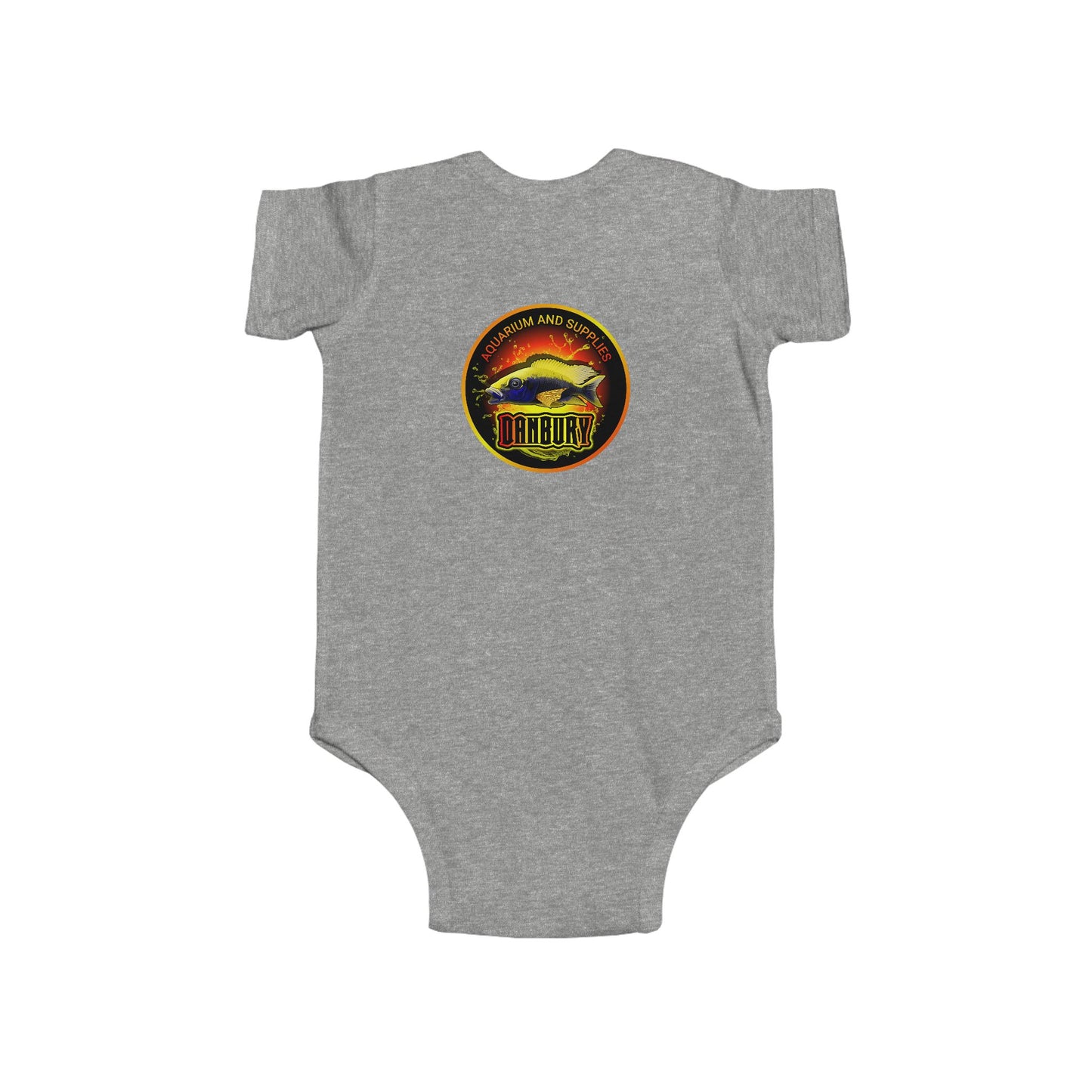 Infant Bodysuit with Colorful Tropical Fish Print — Cute Baby Ocean Onesie