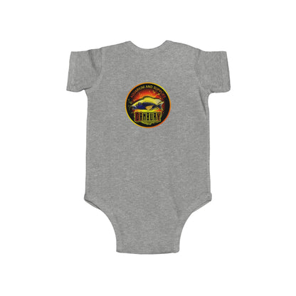 Infant Bodysuit with Colorful Tropical Fish Print — Cute Baby Ocean Onesie