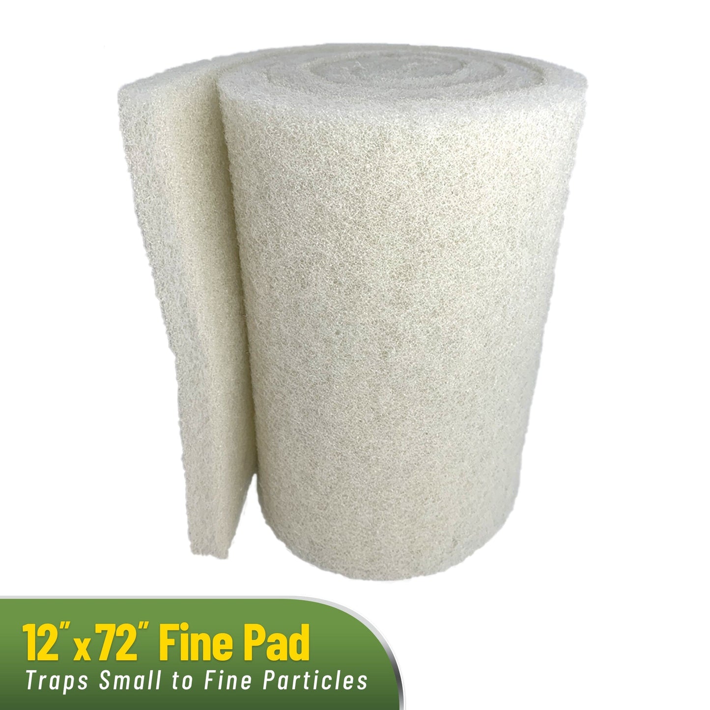 Pond Bundle - Cream Pond Filter Pad 12" x 36" + White Pond Filter Pad 12" x 72"