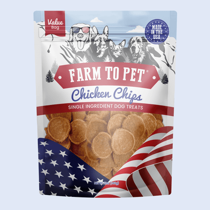Americana Chicken Chips for Dogs | Celebrate with USA-made Dog Treats