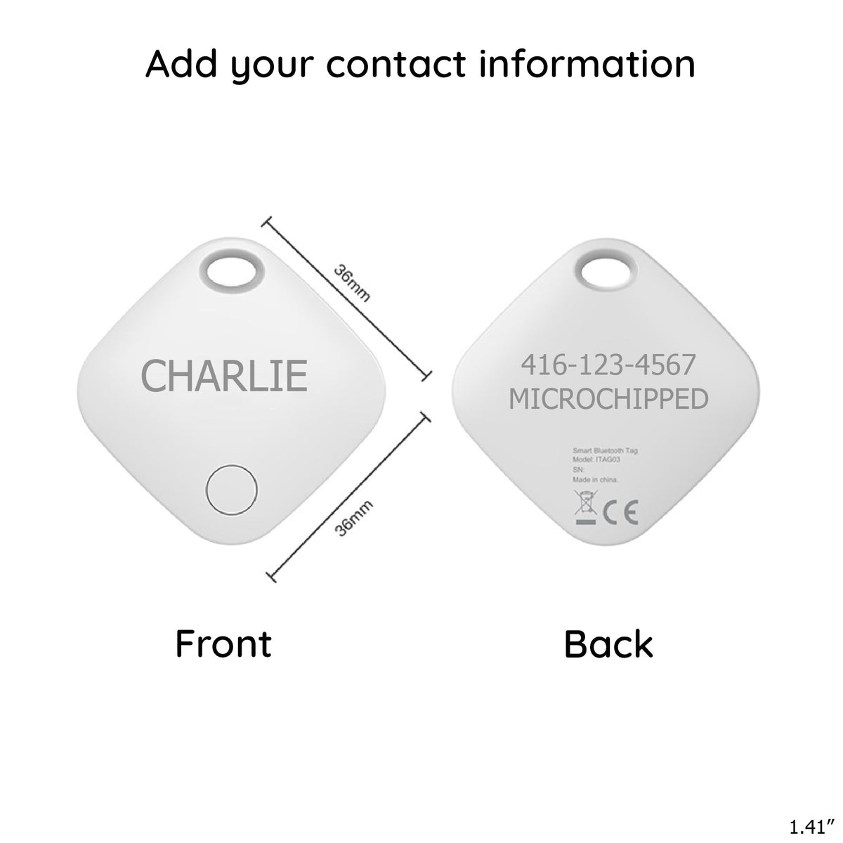 Bluetooth Dog Tag Tracker Canada - Ios Compatible