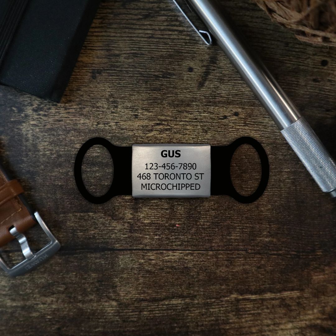 Minimalist Designs Engraved - Silent Dog Tag