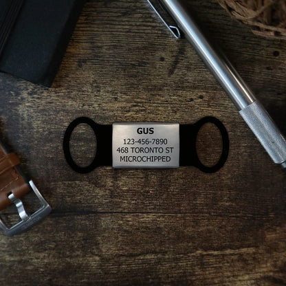 Minimalist Designs Engraved - Silent Dog Tag
