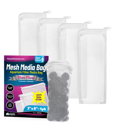 Aquatic Experts Aquarium Filter Bag - Max Flow Mesh Media Bags for Superior Aquarium Filtration