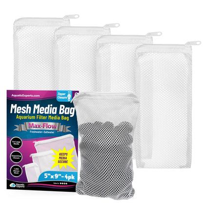 Aquatic Experts Aquarium Filter Bag - Max Flow Mesh Media Bags for Superior Aquarium Filtration