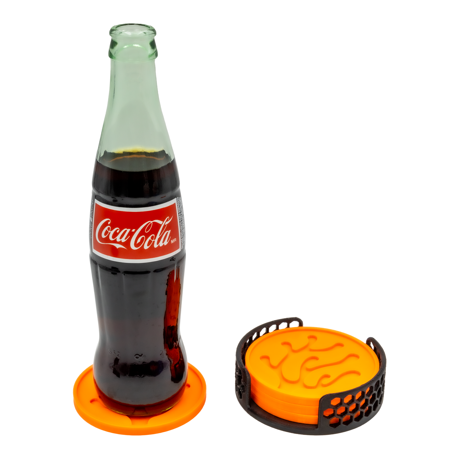 Printed Reef Coral Coasters Set - Thumbnail 5