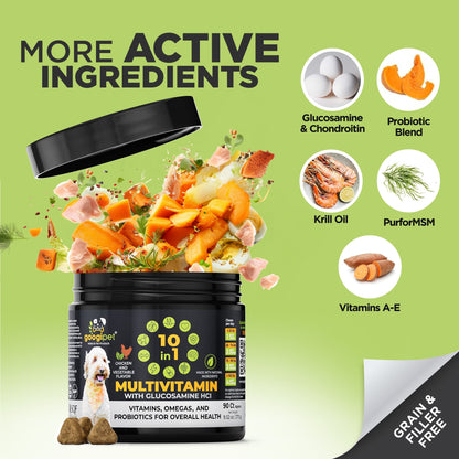 10 in 1 Multivitamin Chews for Dogs (Chicken Flavor)