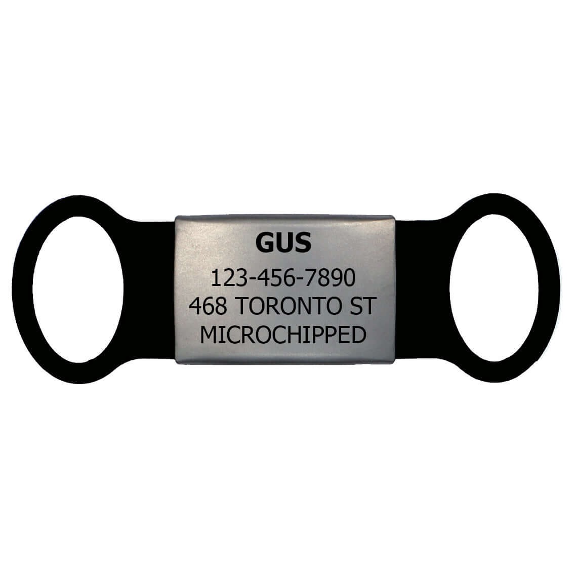Minimalist Designs Engraved - Silent Dog Tag