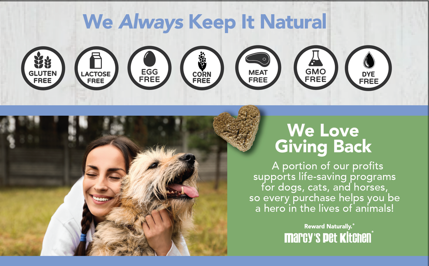 Marcy's Pet Kitchen-Vet Recommend- All Natural-Vegan Homemade,-Gluten Free-Chicken Free-for Sensitive Stomachs-Made in The USA Only