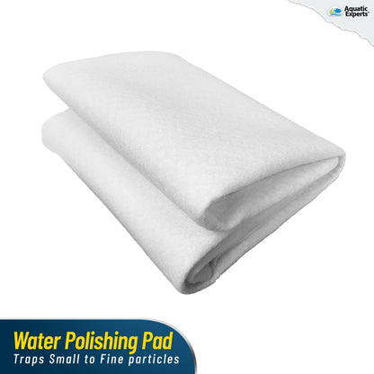 Aquarium Bundle - ClassicBlue 12" x 72" + Polishing Pad Filter Pad 100 Micron 1 pack