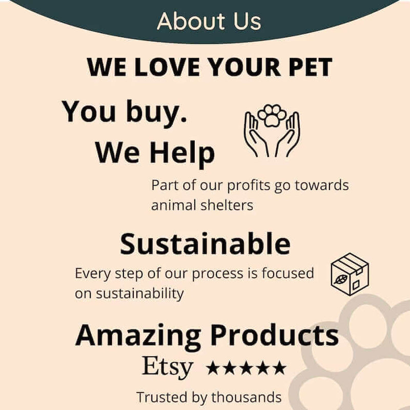 Meeba Mountains Design Handstamped - Pet ID Tag