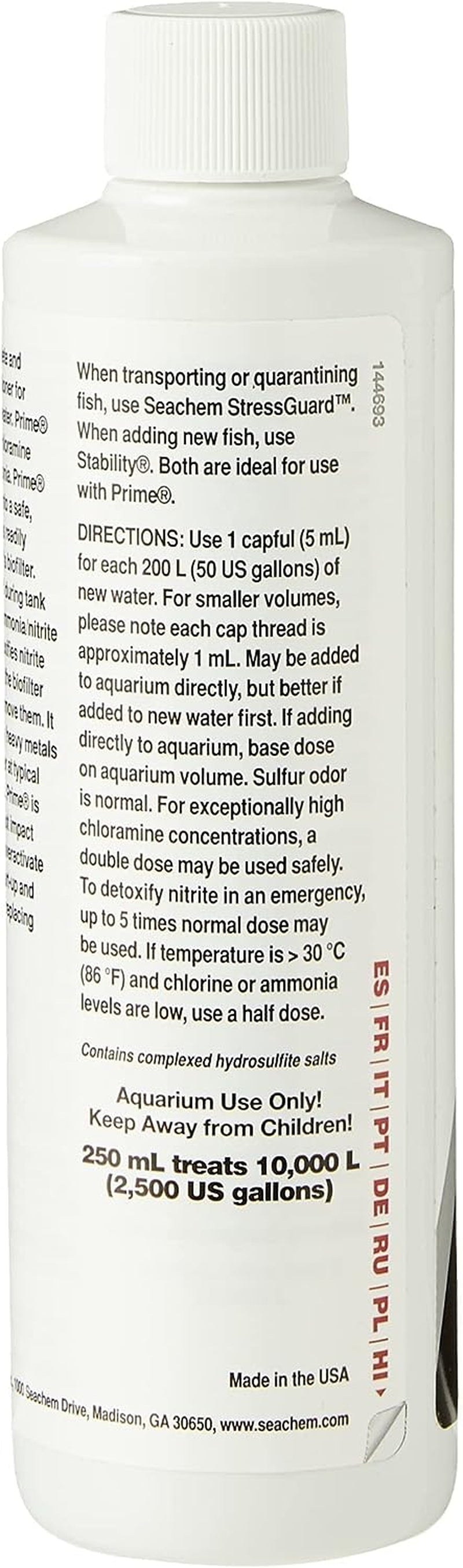 Prime Fresh and Saltwater Conditioner - Chemical Remover and Detoxifier 250ML