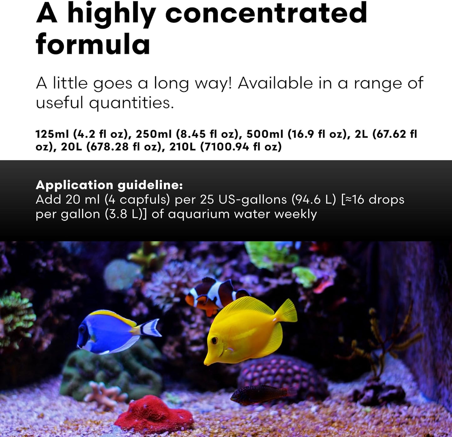 Microbacter Clean - Microbial Culture & Enzyme Blend Fish Tank Cleaner - Cleans Live Rock Surfaces for Saltwater Fish Habitats 