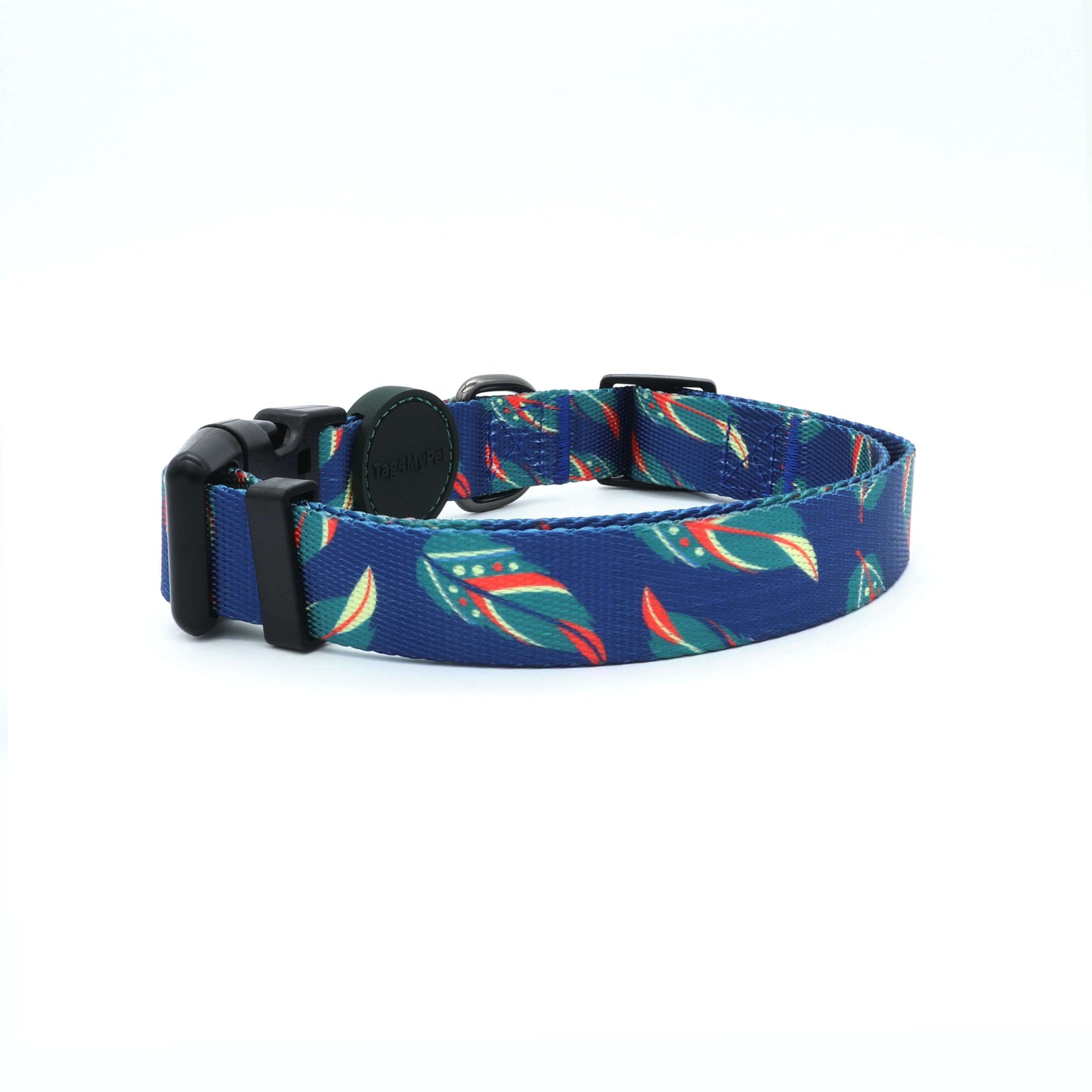 Custom Dog Collars Plumage Engraved - Pet ID Tag