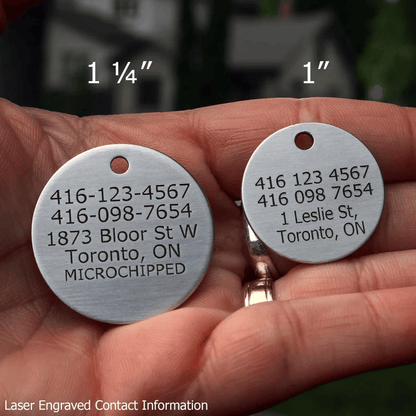 Chloe Ball of Wool Engraved - Pet ID Tag