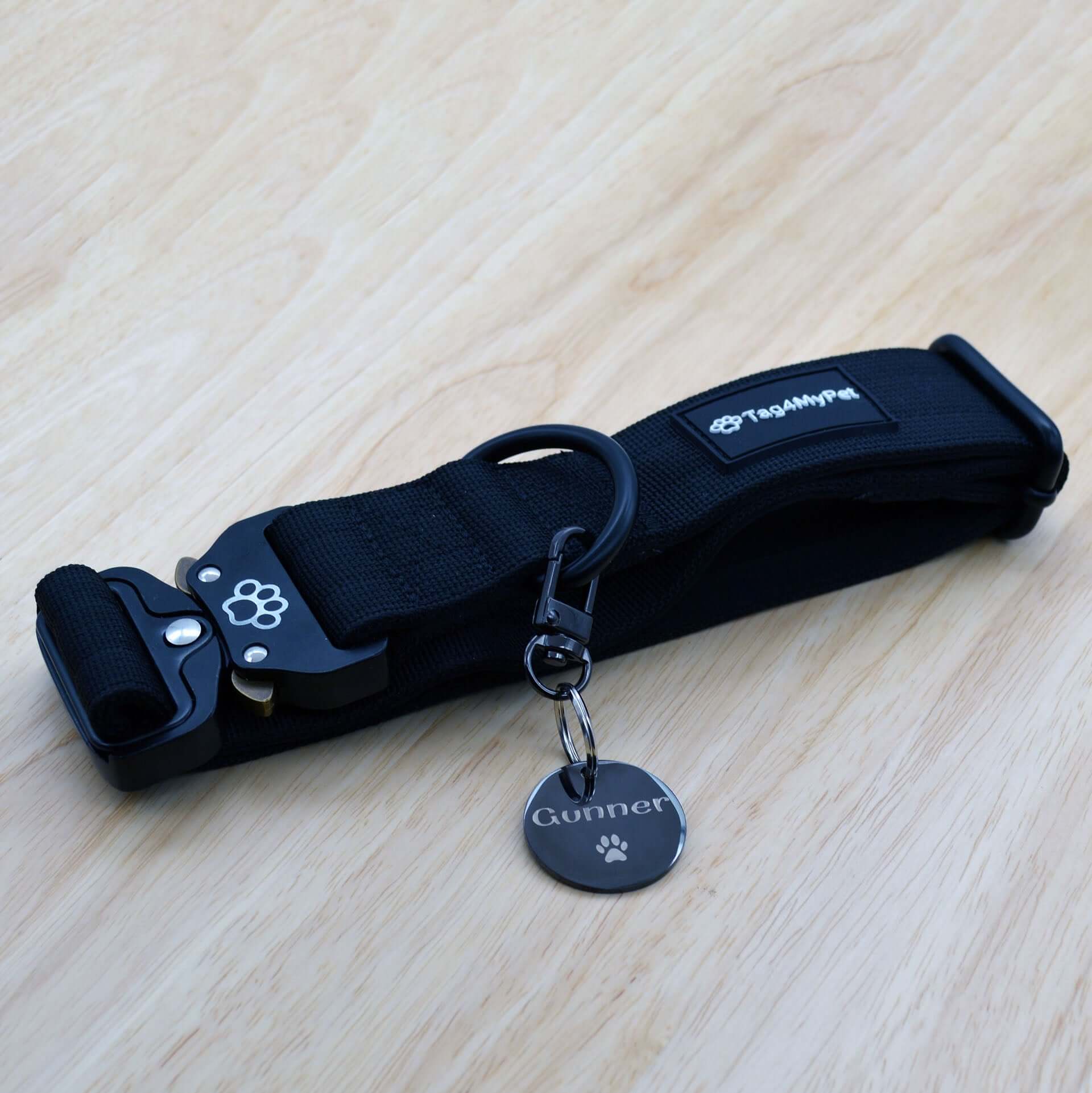 Tactical Dog Collar with a Free Custom Dog Tag