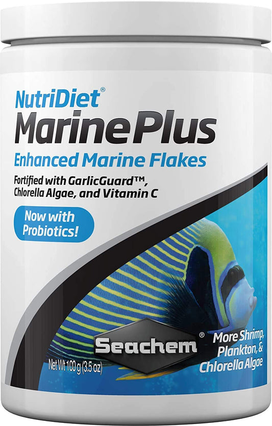 Nutridiet Marine plus Flakes - Probiotic Fish Food Formula with Entice 100G