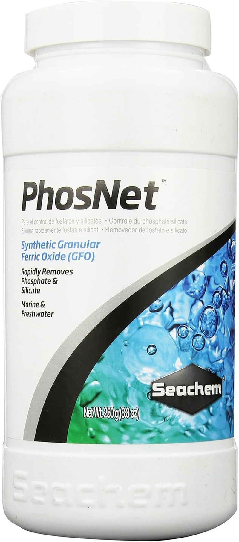 Phosnet Phosphate Silicate Remover Aquarium Filter Media, 250G/8.8Oz (001443)