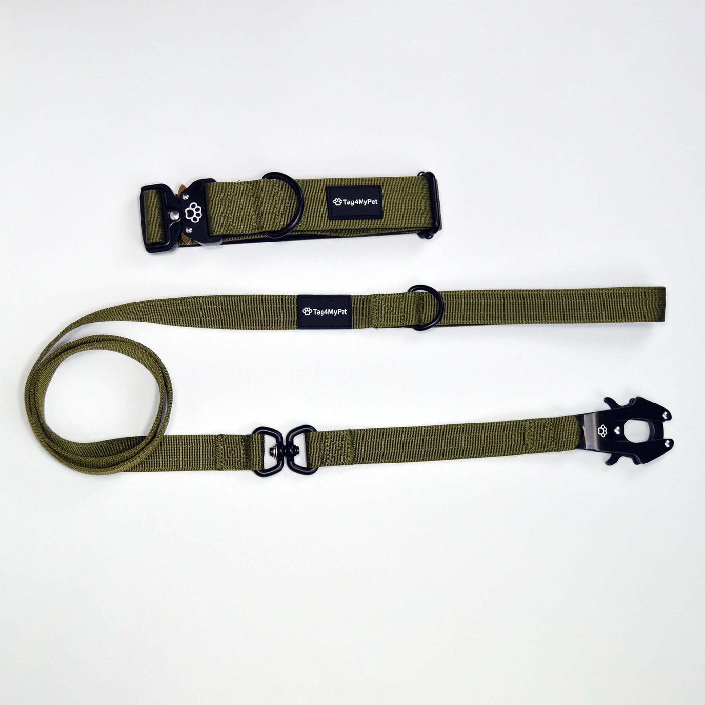 Tactical Dog Collar with a Free Custom Dog Tag