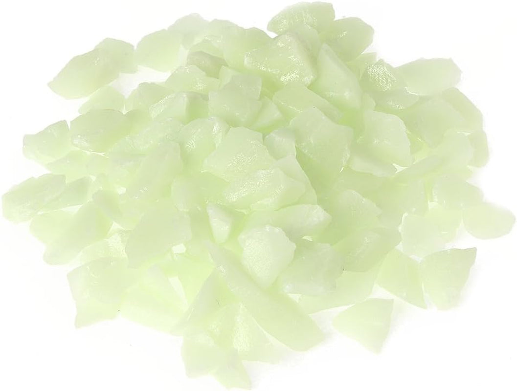 Vibrant Glow in the Dark Decorative Sand for Fish Tanks & Gardens - Yellow Green (8-15mm)