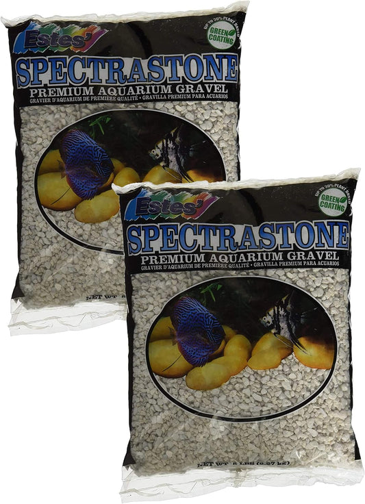 Special White Aquarium Gravel for Freshwater Aquariums, 5-Pound Bag 2 Pack
