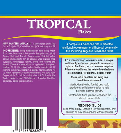 Aquarium Water Treatment & Trop. Fish Food: Stress Coat 16 Oz, Stress Zyme 16 Oz, Tropical Flakes 1.1 Oz